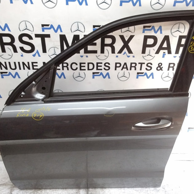 MERCEDES BENZ GLS W166 PASSENGER FRONT DOOR NSF GREY 2013-19 COMPLETE FMD317
