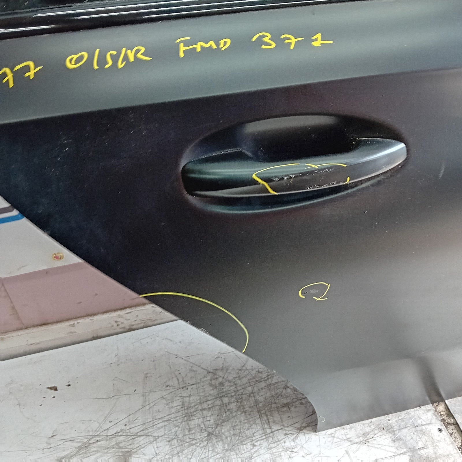 MERCEDES BENZ A-CLASS W177 DRIVER REAR DOOR OSR GREY 2018 ON COMPLETE FMD371