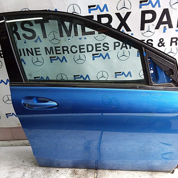 MERCEDES B-CLASS W246 DRIVER FRONT DOOR OSF BLUE 2012-19 COMPLETE FMD605