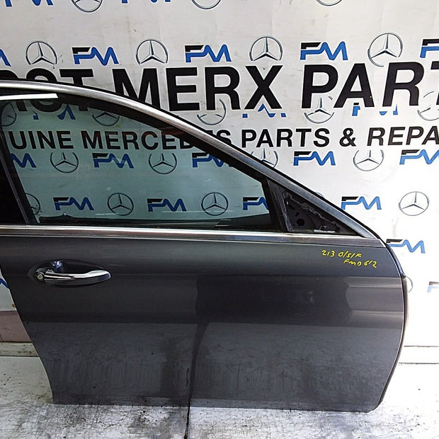 MERCEDES E-CLS W213 SLN DRIVER FRONT DOOR OSF GREY 2016-23 COMPLETE FMD612