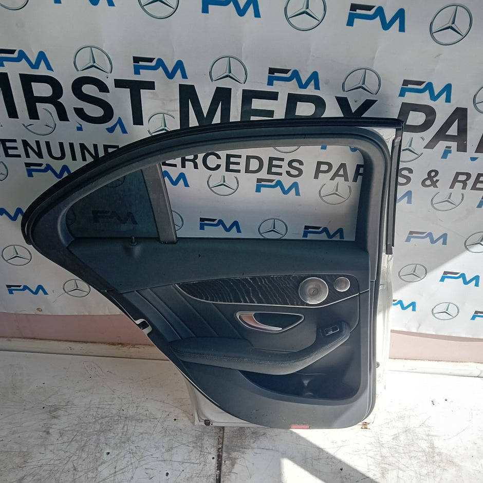 MERCEDES C-CLASS W205 COUP PASSENGER REAR DOOR NSR WHITE 2014 ON COMPLETE FMD171