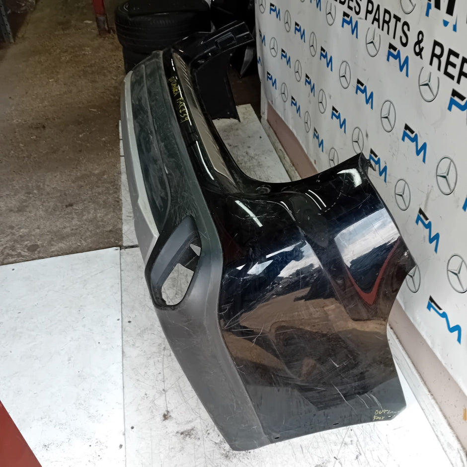 MITSUBISHI OUTLANDER MK3 REAR BUMPER BLACK 2013 COMPLETE FMX139