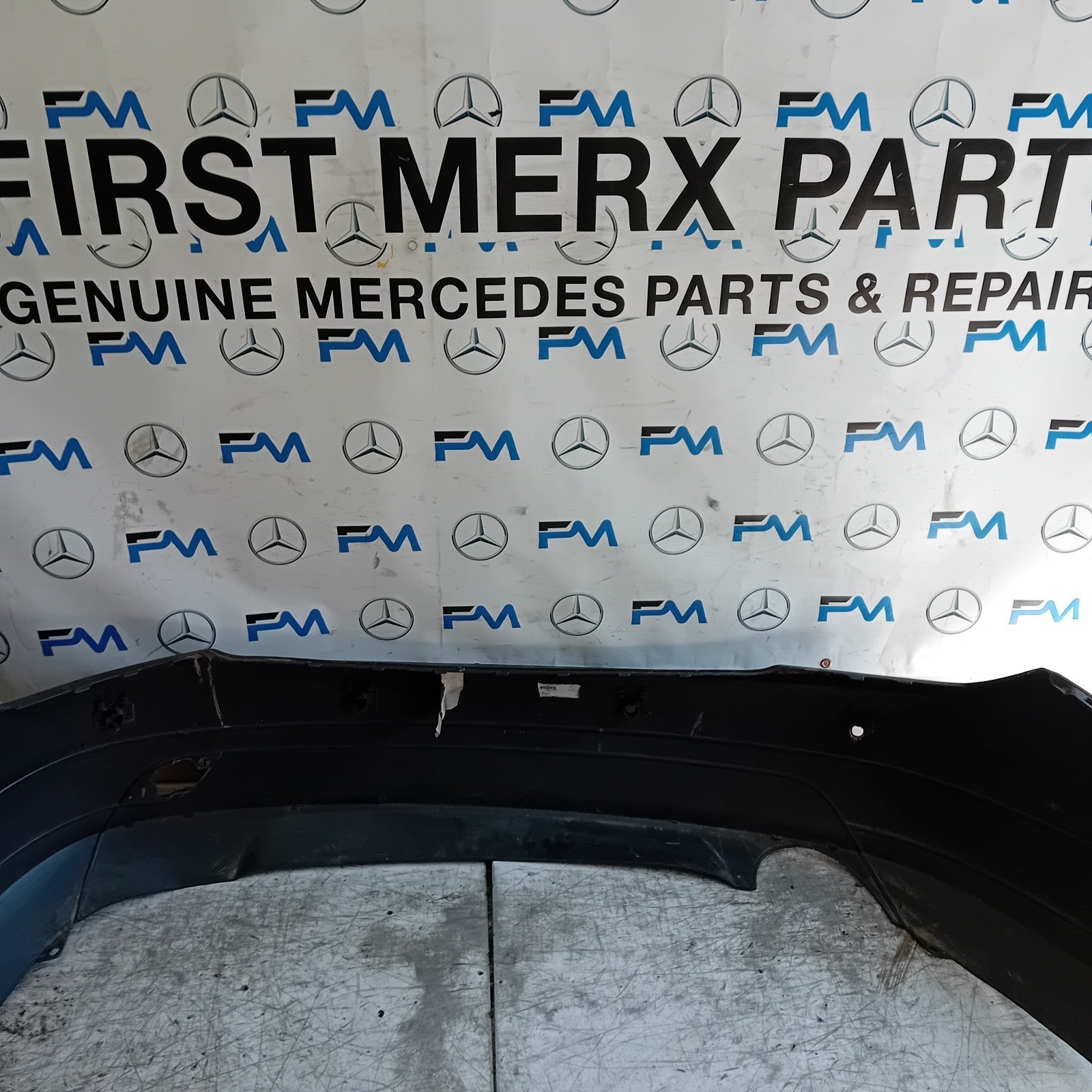MERCEDES BENZ C-CLASS W204  REAR BUMPER A2048850438 2016 GREY  FMX164