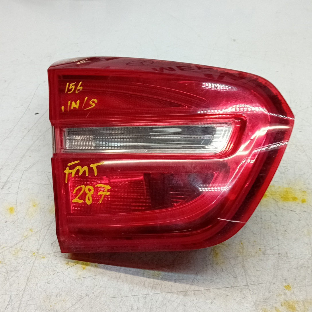 MERCEDES GLA X156 PASSENGER LEFT  REAR INNER TAIL LIGHT A1569061158 2015 FMT287