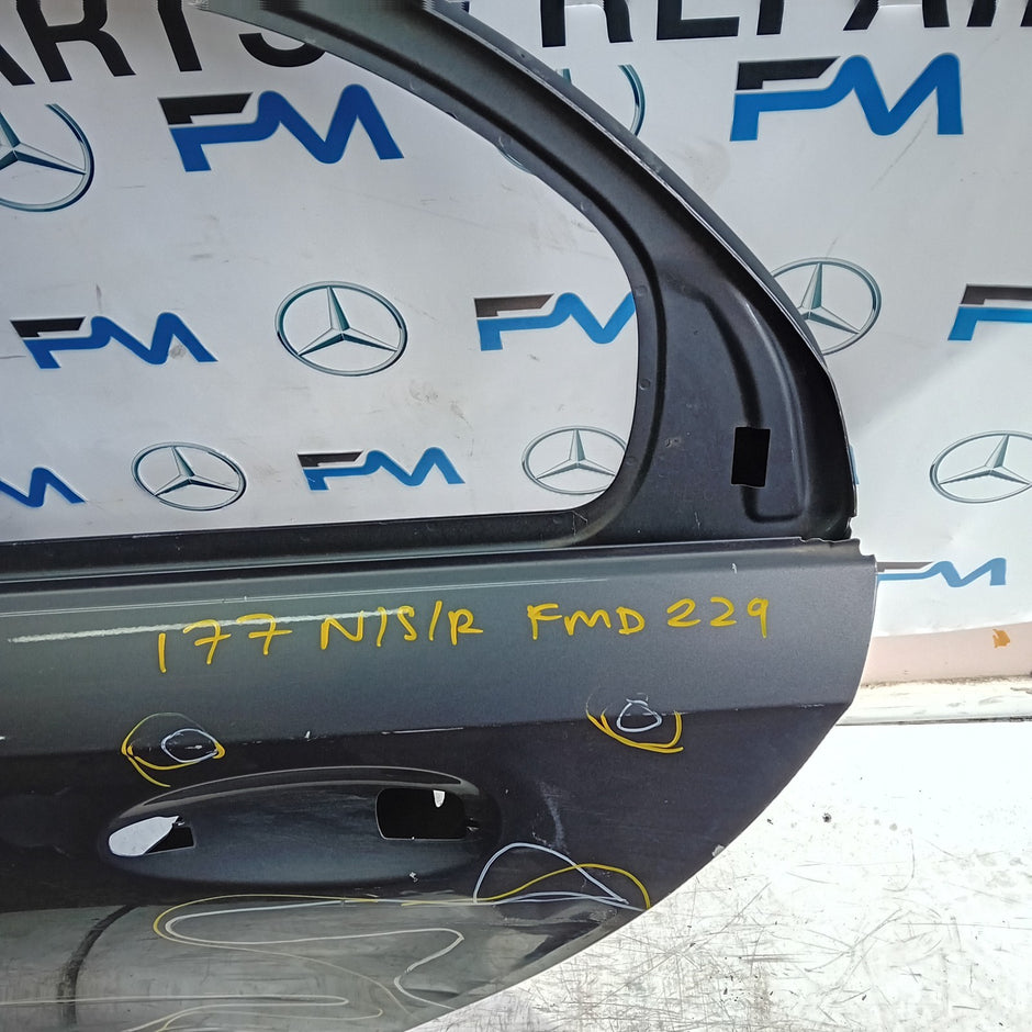 MERCEDES A-CLASS W177 PASSENGER REAR DOOR NSR GREY 2018 ON FMD229