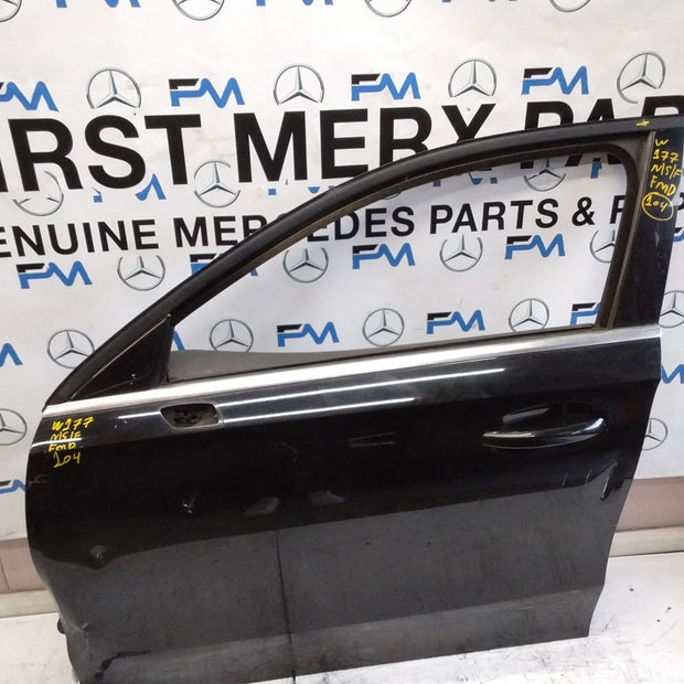 MERCEDES A-CLASS W177 PASSENGER SIDE FRONT DOOR N/S/F COMPLETE BLACK FMD104