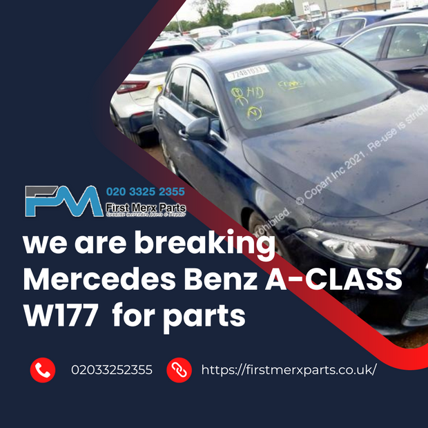 MERCEDES BENZ A-CLASS W177 - BREAKING / FRONT & REAR BUMPER  AND WINGS