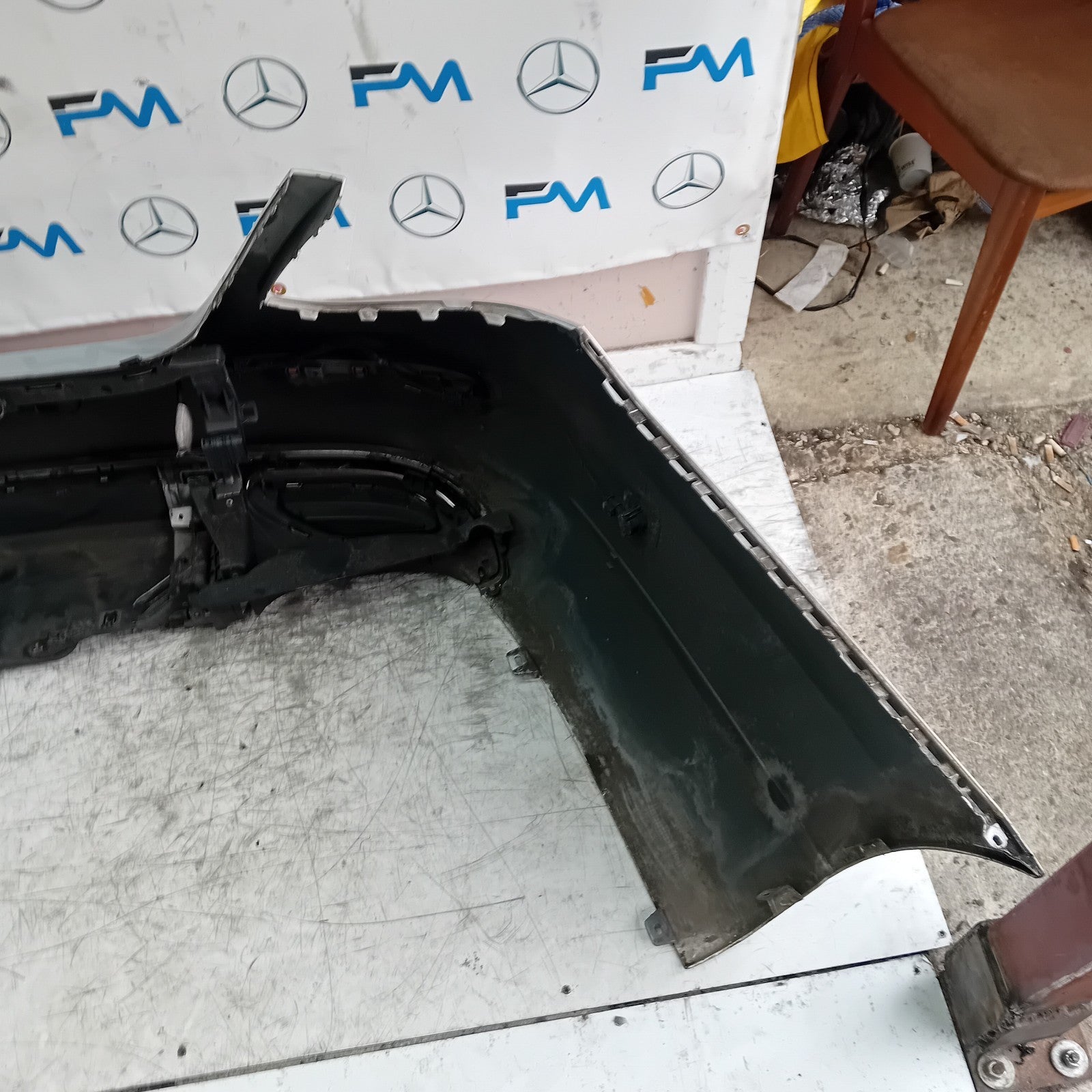MERCEDES BENZ E-CLASS W213 SALOON REAR BUMPER SILVER 2016 A2138850025 FMX73