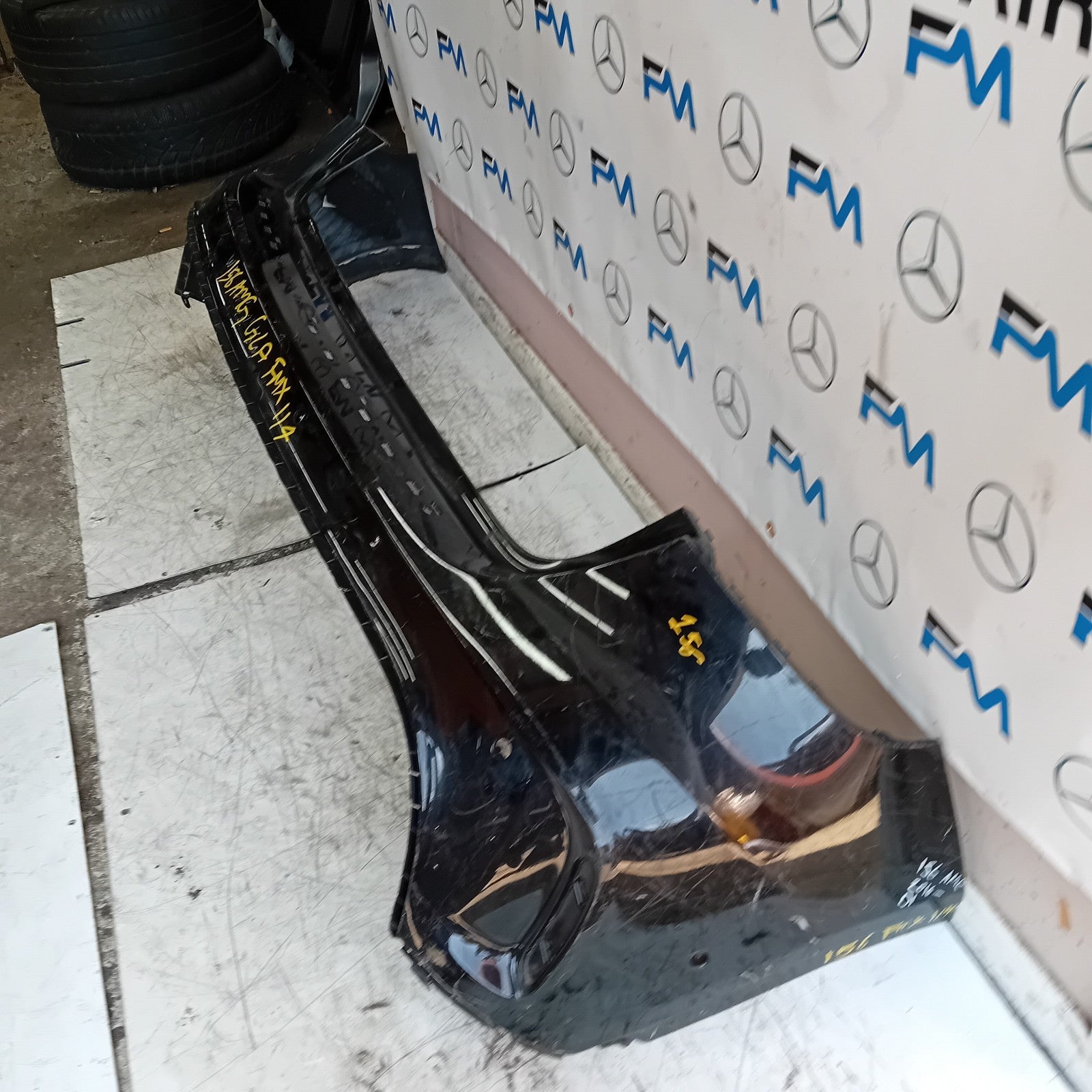 MERCEDES BENZ GLA X156 AMG REAR BUMPER BLACK 2014-19  A1568852425 FMX114