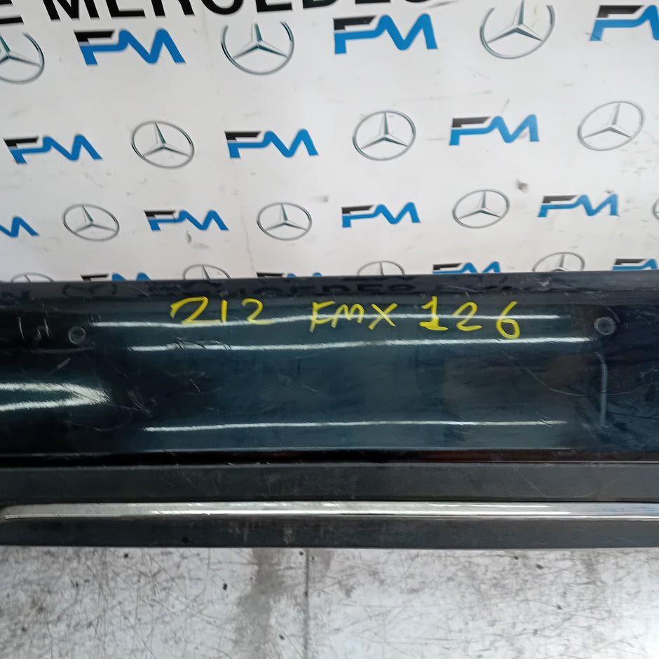 MERCEDES BENZ E-CLASS W212 REAR BUMPER BLACK 2014 A2128854465 FMX126