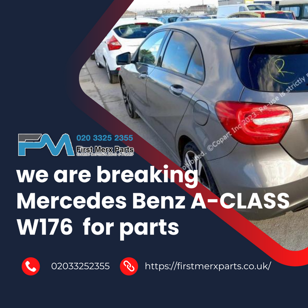 MERCEDES BENZ A-CLASS W176 /BREAKING- HEAD LIGHT , TAIL LIGHT & WING MIRROR