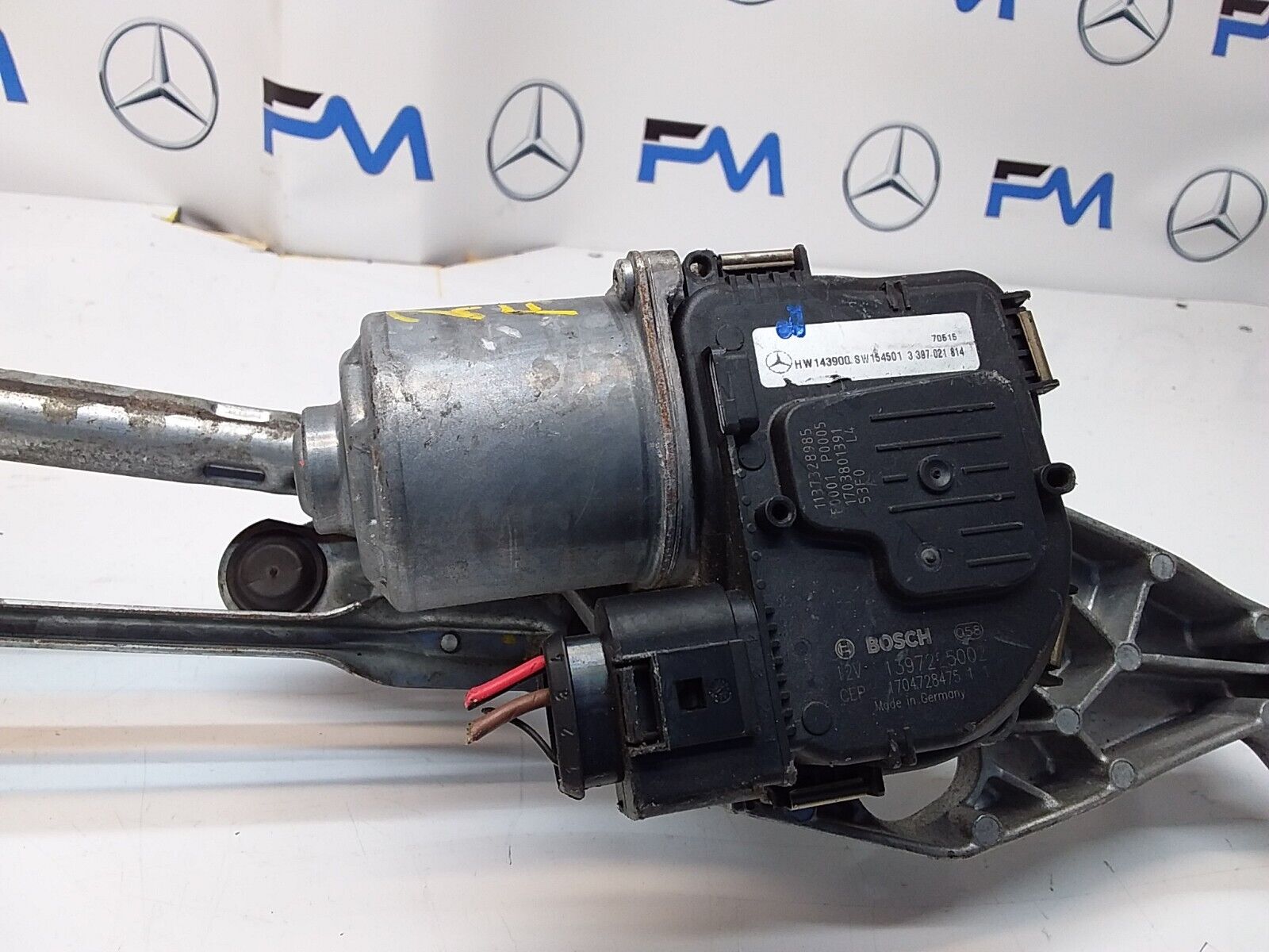 MERCEDES E-CLASS 2017 W213 A2138200740 FRONT WIPER MOTOR  FM00185