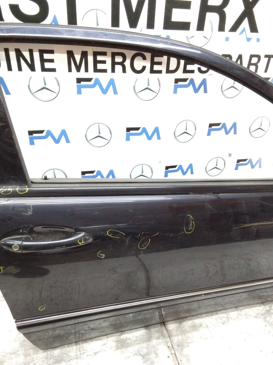 MERCEDES C-CLASS W203 SLN DRIVER FRONT DOOR OSF BLACK 2001-04 FMD541
