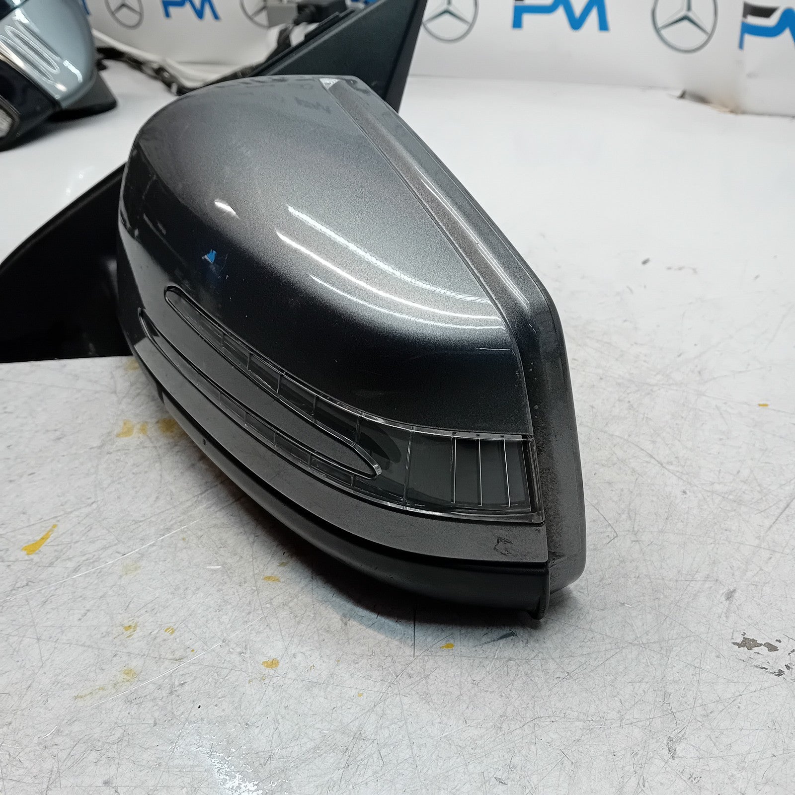 MERCEDES A-CLASS  W176 PASSENGER SIDE WING MIRROR A1768100116 SILVER FMM39