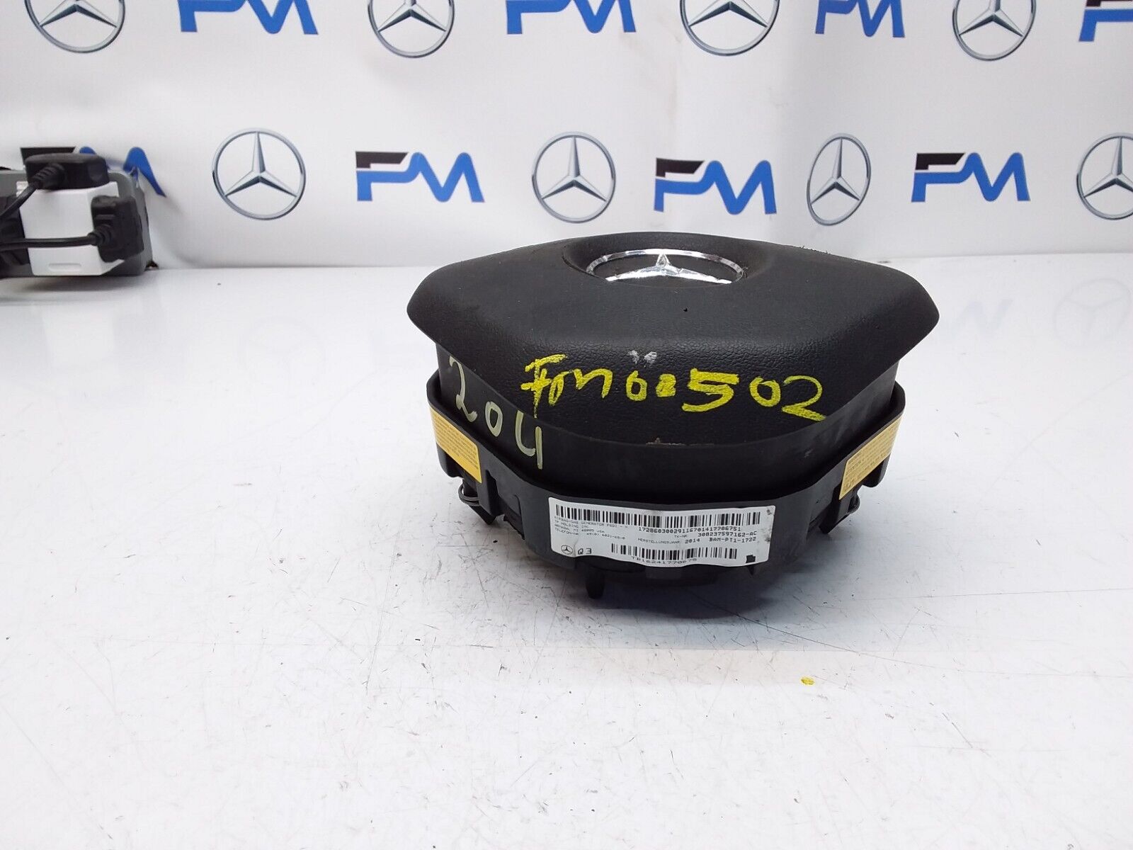 MERCEDES E-CLASS W204 STEERING WHEEL AIRBAG 308237595162-AC FM00502