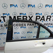 MERCEDES C-CLASS W204 SLN PASSENGER REAR DOOR NSR WHITE 2008-14 FMD422
