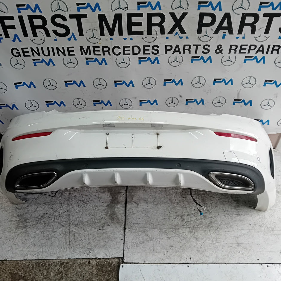 MERCEDES BENZ GLC W253 REAR BUMPER 2015 GREY COMPLETE A2538850200 FMX65