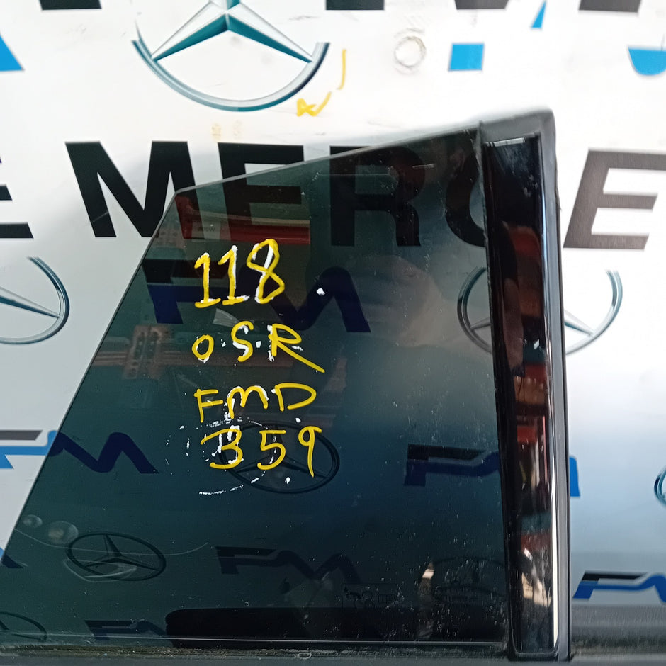 MERCEDES BENZ CLA W118 DRIVER REAR DOOR OSR 2019 ON BLACK COMPLETE FMD359