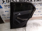 MERCEDES BENZ GLA X156 DRIVER REAR DOOR OSR BLACK 2014-16 COMPLETE FMD332