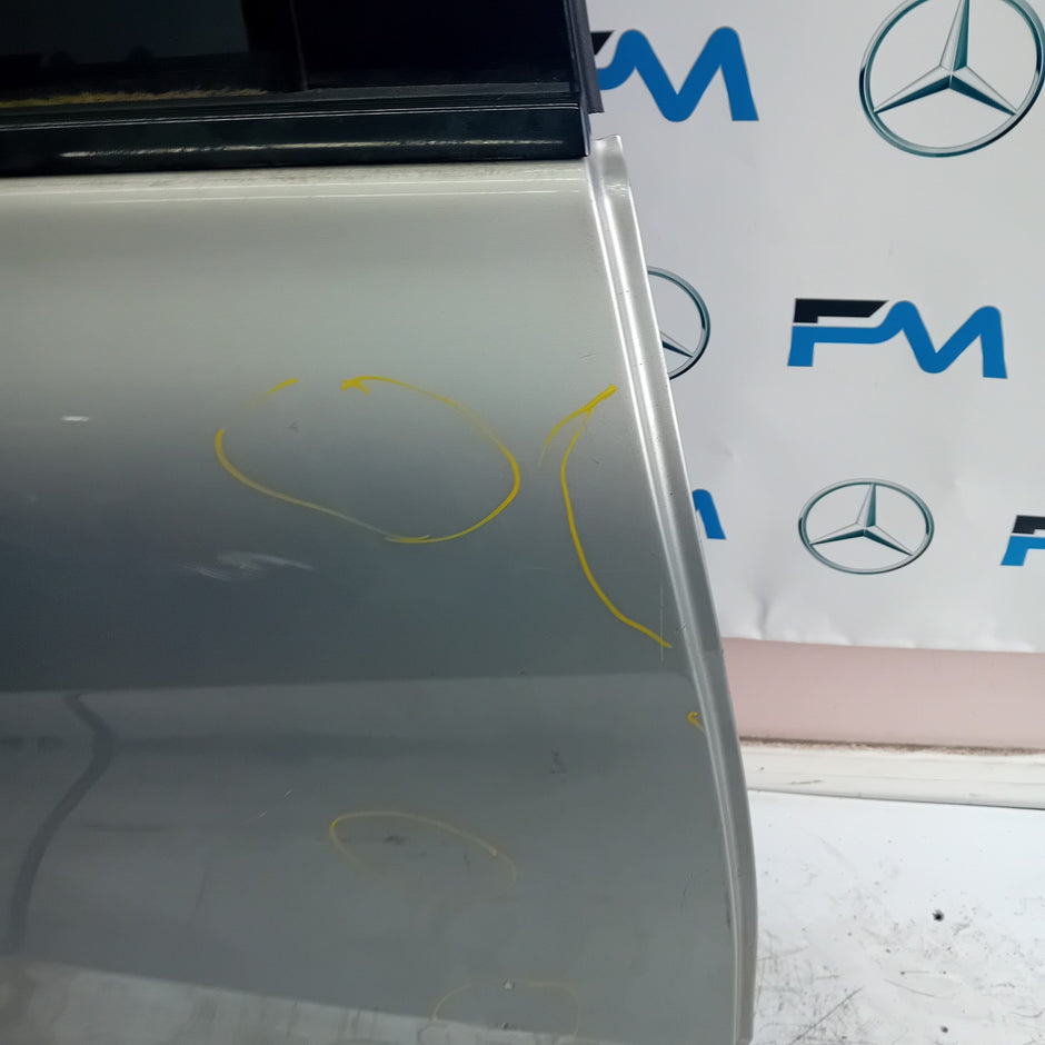 MERCEDES BENZ B-CLASS W246 DRIVER REAR DOOR O/S/R SILVER 2012-19 COMPLETE FMD155