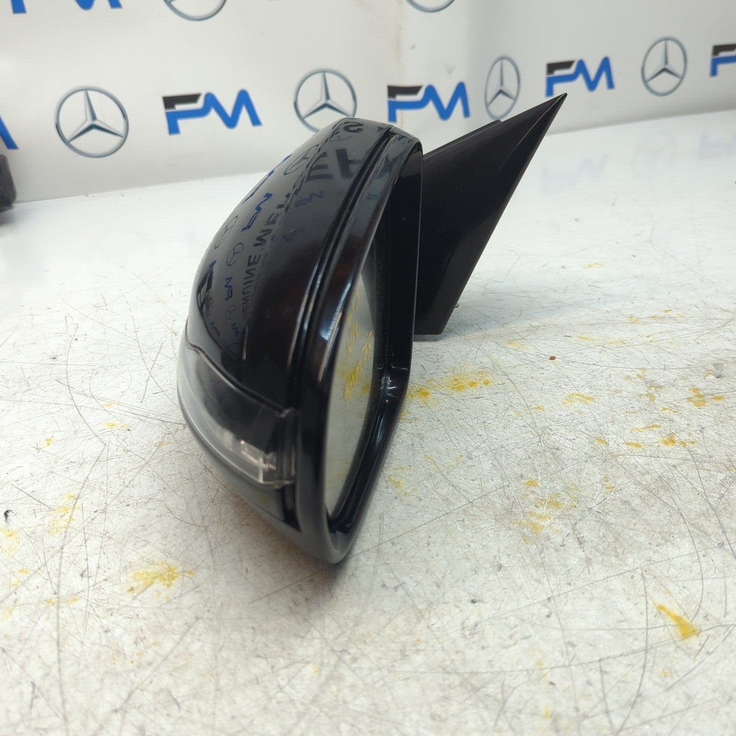 MERCEDES E-CLASS W213 PASSENGER WING MIRROR NS BLACK A2138102500 FMM78