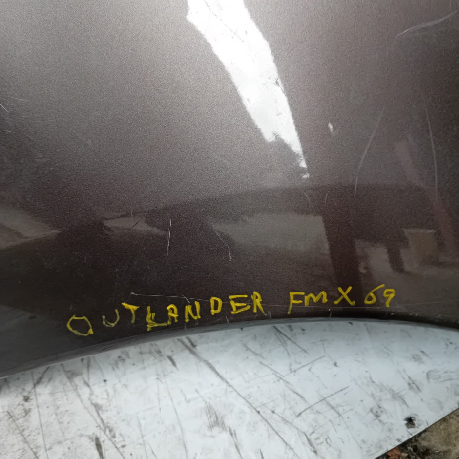 MITSUBISHI OUTLANDER MK3 REAR BUMPER 2013 BROWN COMPLETE  FMX69