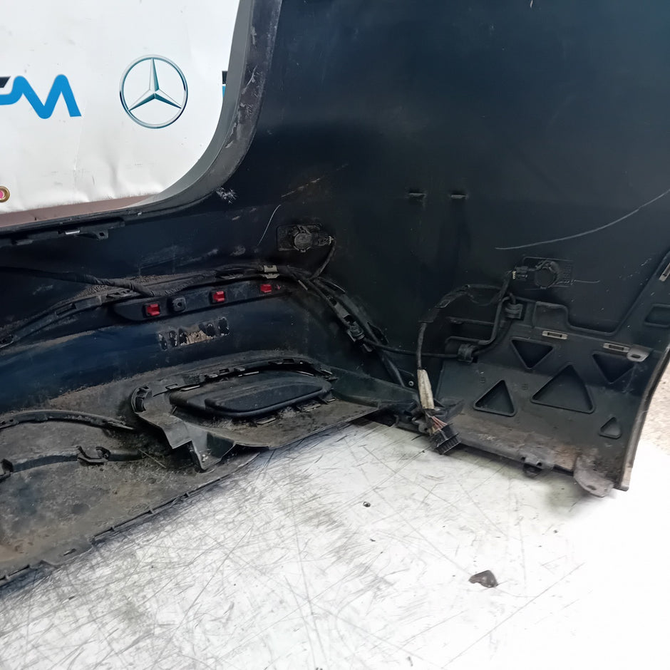 MERCEDES BENZ  GLE W166 AMG LINE REAR BUMPER GREY 2016 A1668853024 COMPLET FMX81