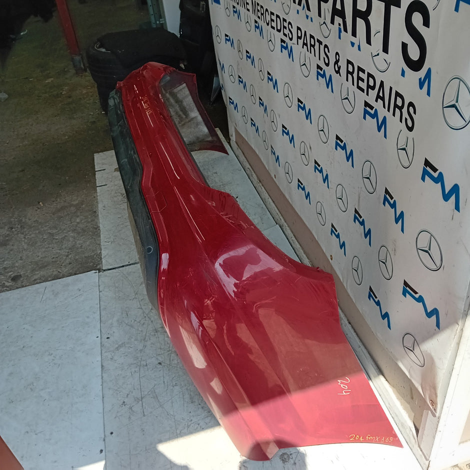 MERCEDES BENZ C-CLASS W204  REAR BUMPER A2048854238 2016 RED  FMX165