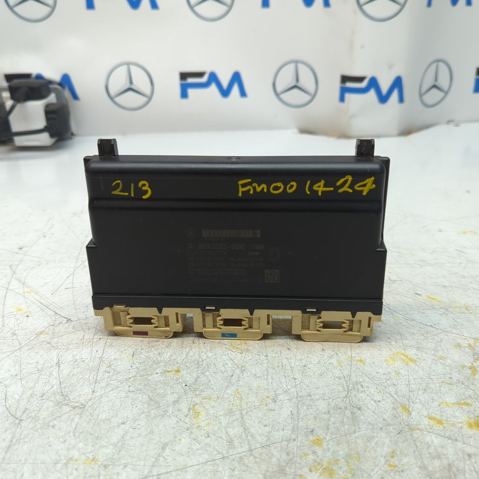 MERCEDES E CLASS W213 FRONT RIGHT SEAT CONTROL MODULE A2139002713 FM001424