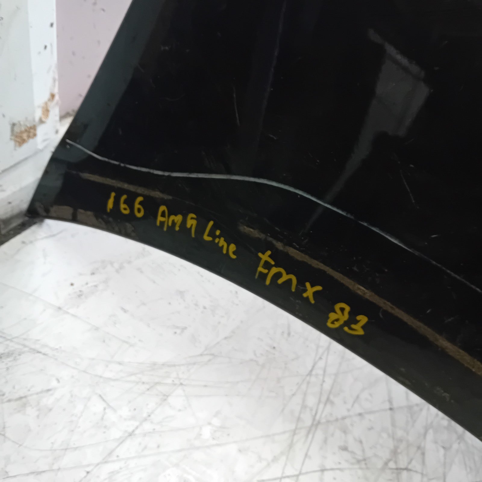 MERCEDES BENZ  GLE W166 SALOON REAR BUMPER BLACK 2016 A1668853024 FMX83