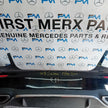 MERCEDES E-CLASS W213 SALOON REAR BUMPER 2016 A2138850001 BLACK COMPLETE FMX100
