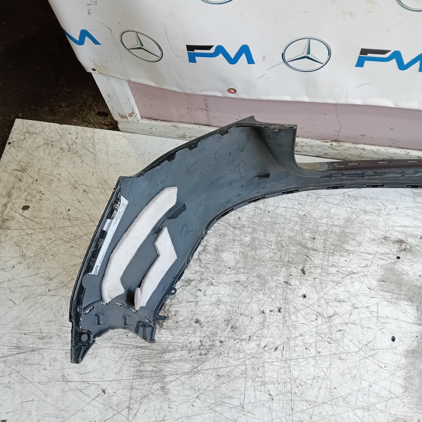MERCEDES BENZ GLA X156 REAR BUMPER BLACK 2014-19  A1568800003 FMX113