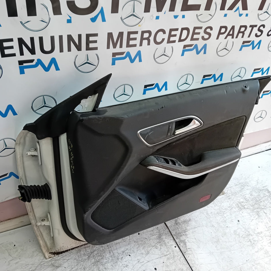 MERCEDES BENZ CLA W117 COUPE DRIVER FRONT DOOR OSF WHITE 2013- 2019 FMD206