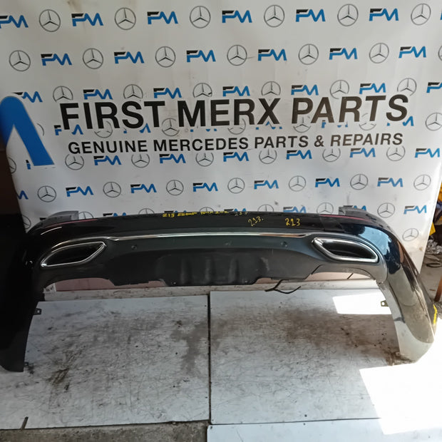 MERCEDES E-CLASS W213 ESTATE REAR BUMPER 2016 A2138852225 BLACK COMPLETE FMX102