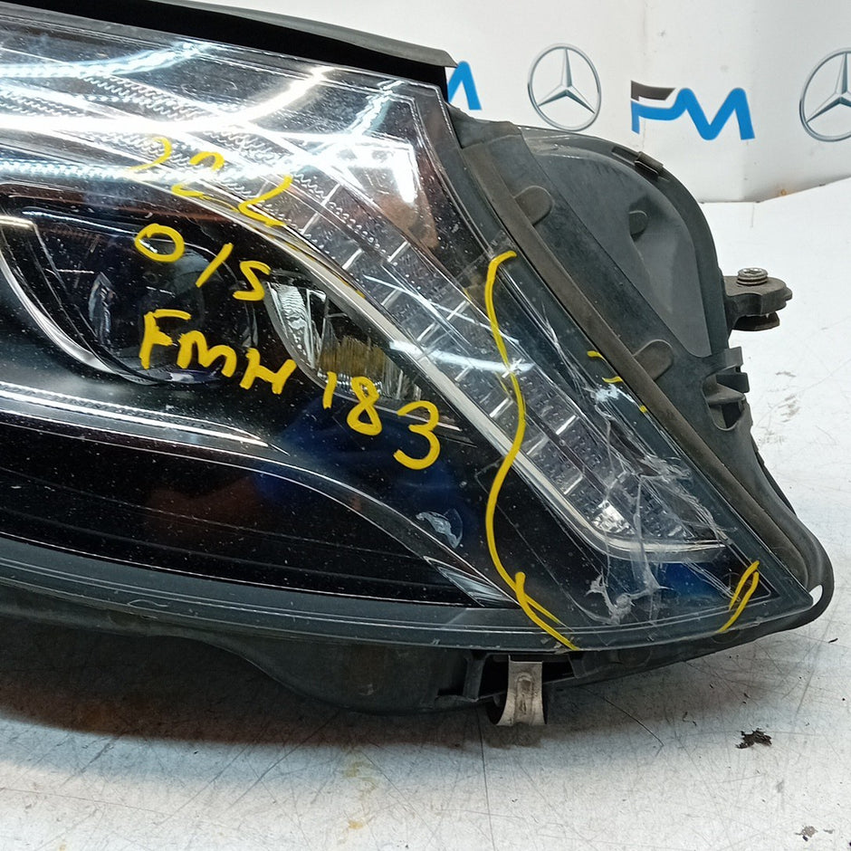MERCEDES S-CLASS  DRIVER INTELLIGENT COMPLET HEADLIGHT  A2229061002 2015  FMH182