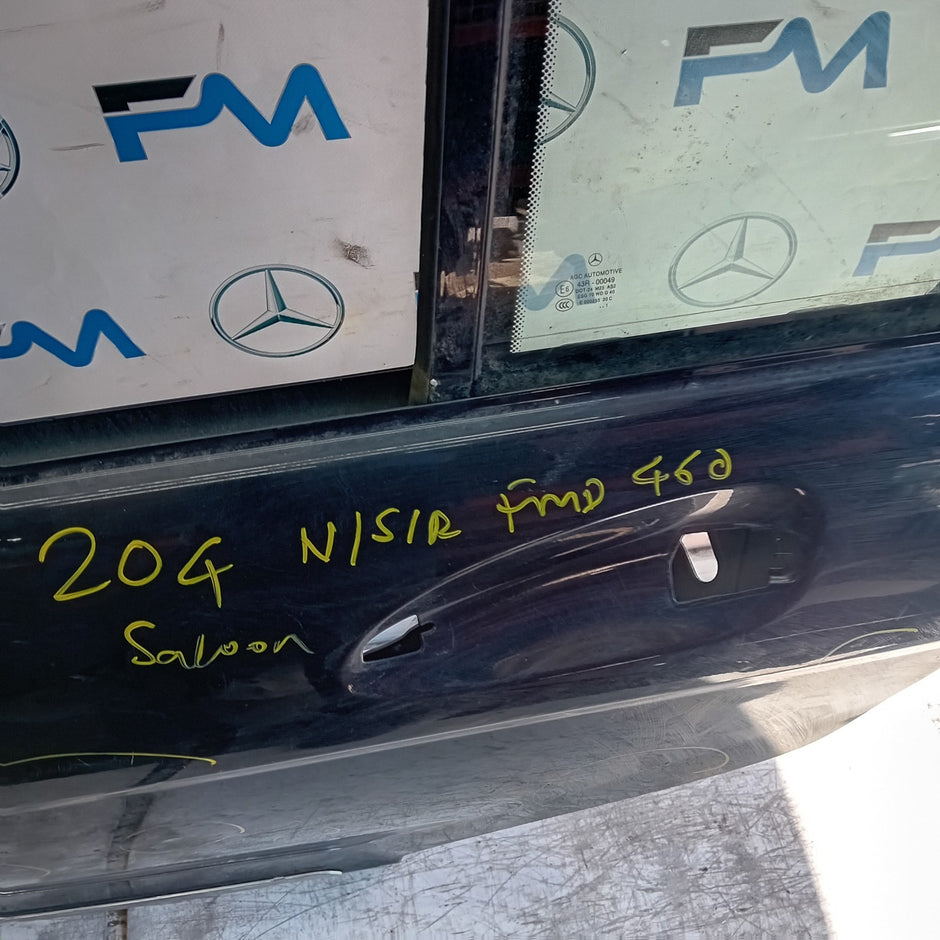 MERCEDES  BENZ  C-CLASS W204 SLN DRIVER REAR DOOR ISR BLUE 2008-14 FMD460