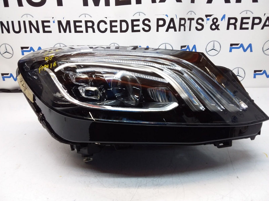 2018 MERCEDES S CLASS W222 HEADLIGHT LED O/S COMPLETE FACELIFT A2229064405 FMH16