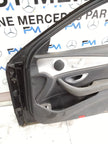 MERCEDES E-CLASS W213  DRIVER FRONT DOOR OSF BLACK 2016-2023 COMPLETE FMD303