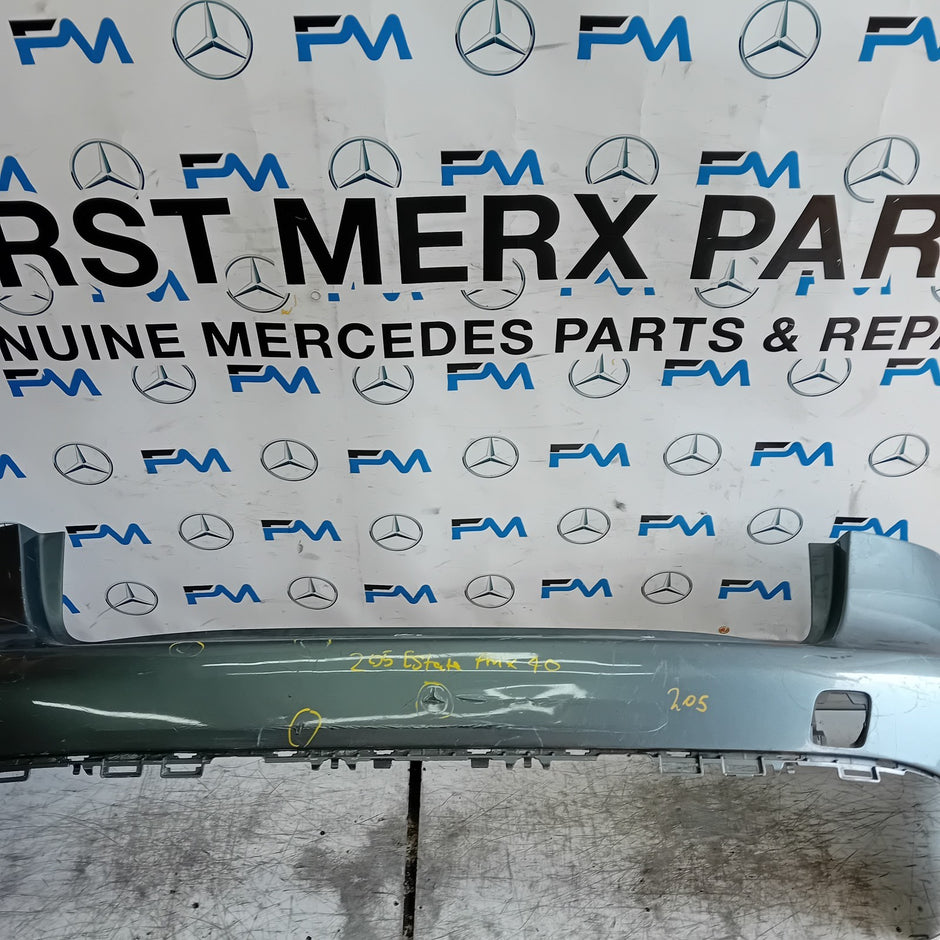 MERCEDES C-CLASS S205 EST REAR BUMPER 2014 GREY  A2058853838 COMPLETE FMX40