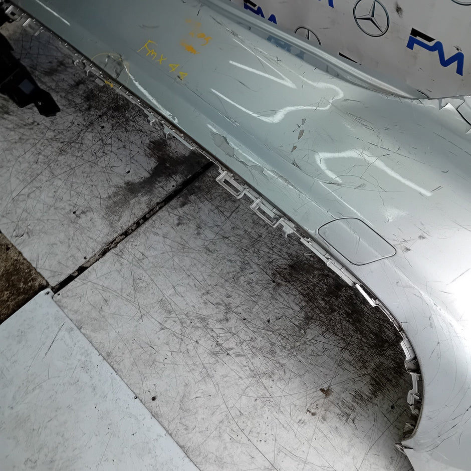 MERCEDES C-CLASS W205 SLN REAR BUMPER 2014 SILVER A2058850138 FMX44