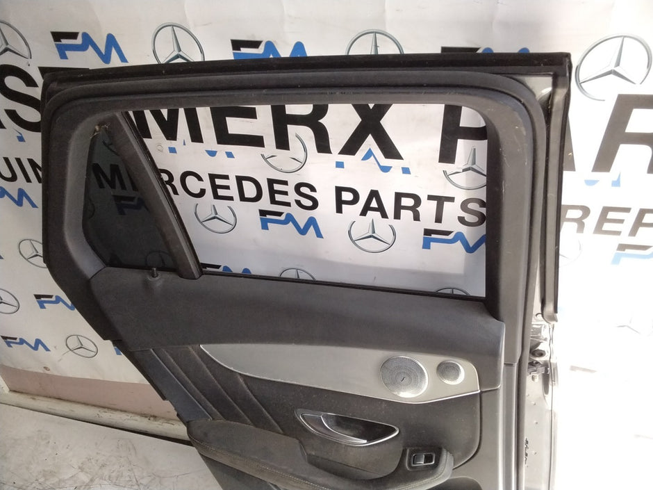 MERCEDES GLC W253 PASSENGER REAR DOOR NSR GREY 2016 ON COMPLETE FMD309