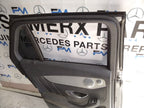 MERCEDES GLC W253 PASSENGER REAR DOOR NSR GREY 2016 ON COMPLETE FMD309