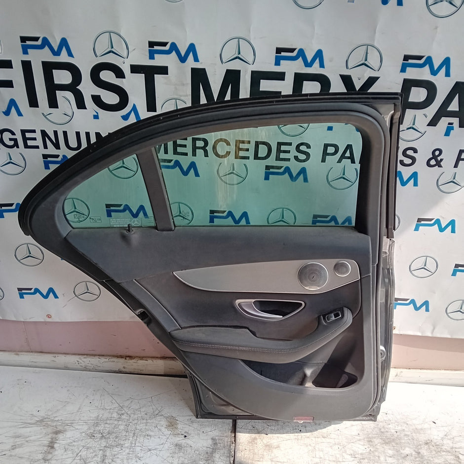MEECEDES C-CLASS W205 SLN PASSENGER REAR DOOR NSR 2014 ON GREY FMD286