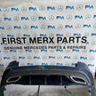 MERCEDES C-CLASS S205 EST REAR BUMPER 2014 BLUE  A2058856238 COMPLETE FMX39
