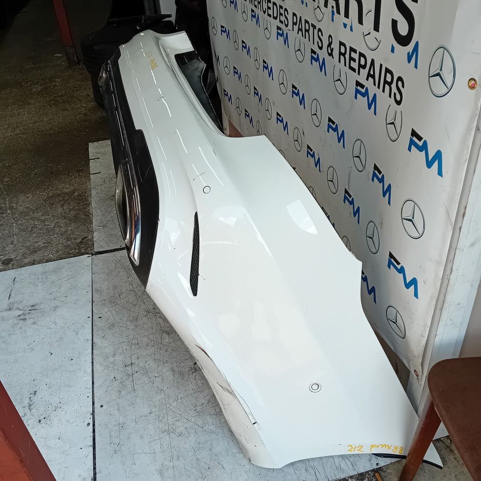 MERCEDES E-CLASS W212 ESTATE REAR BUMPER WHITE 2016 ON A2128853238 FMX88