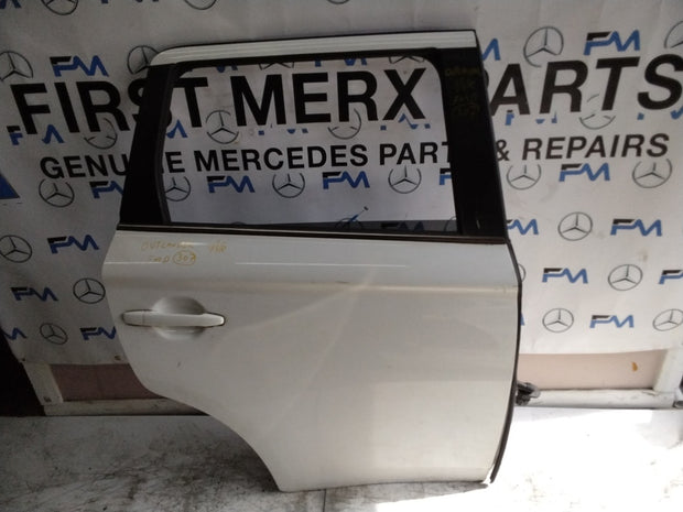 MITSUBISHI OUTLANDER MK3 DRIVER SIDE REAR DOOR OSR 2013 WHITE FMD307
