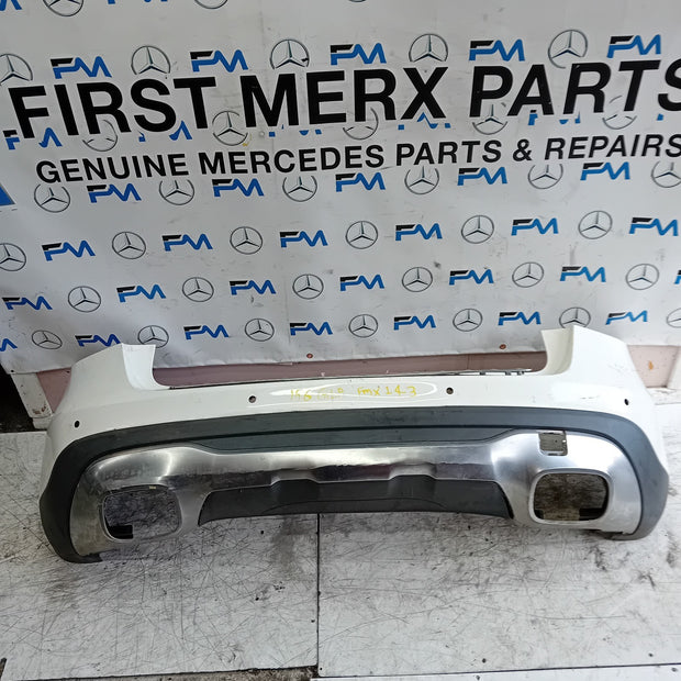 MERCEDES BENZ GLA W156 REAR BUMPER WHITE 2014-2019 A1568802640 FMX143