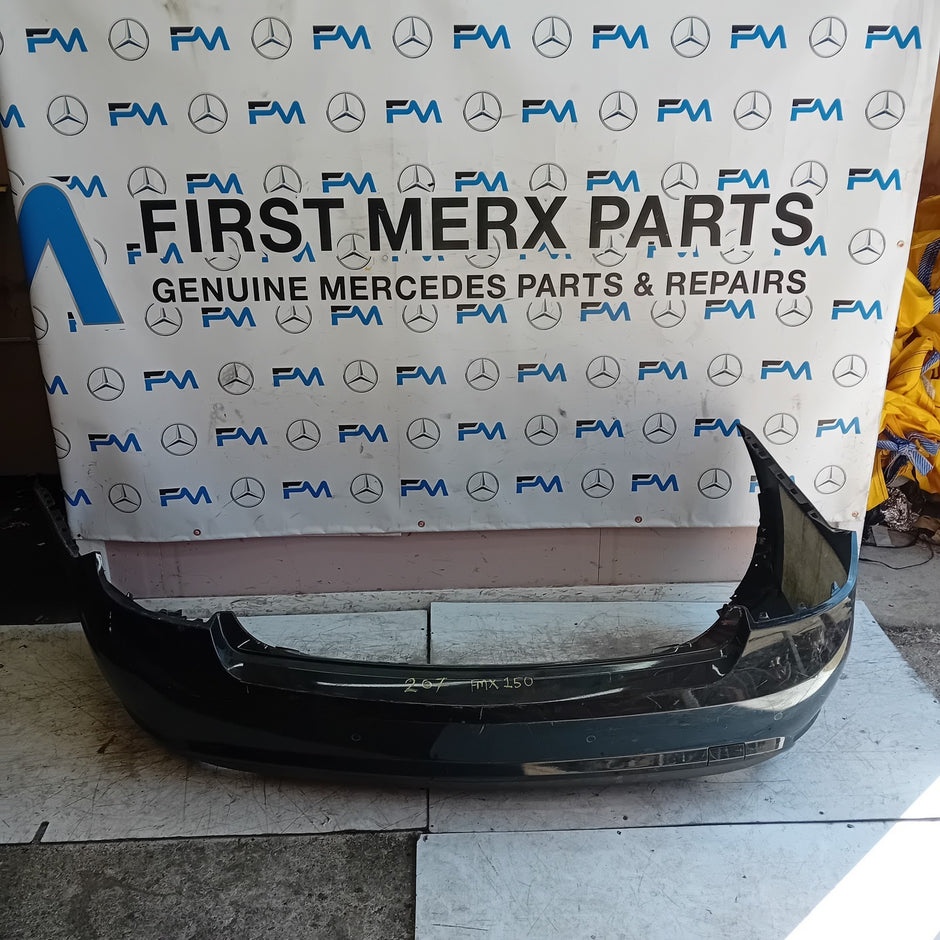 MERCEDES BENZ E-CLASS C207 COUPE REAR BUMPER BLACK 2015 FMX150