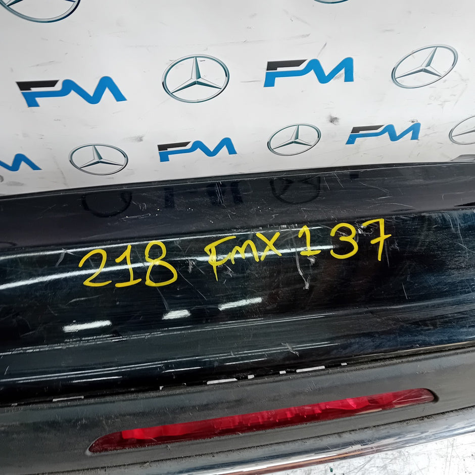 MERCEDES CLS COUPE W218 REAR BUMPER SPORT BLACK 2014 A2188851725 COMPLETE FMX137