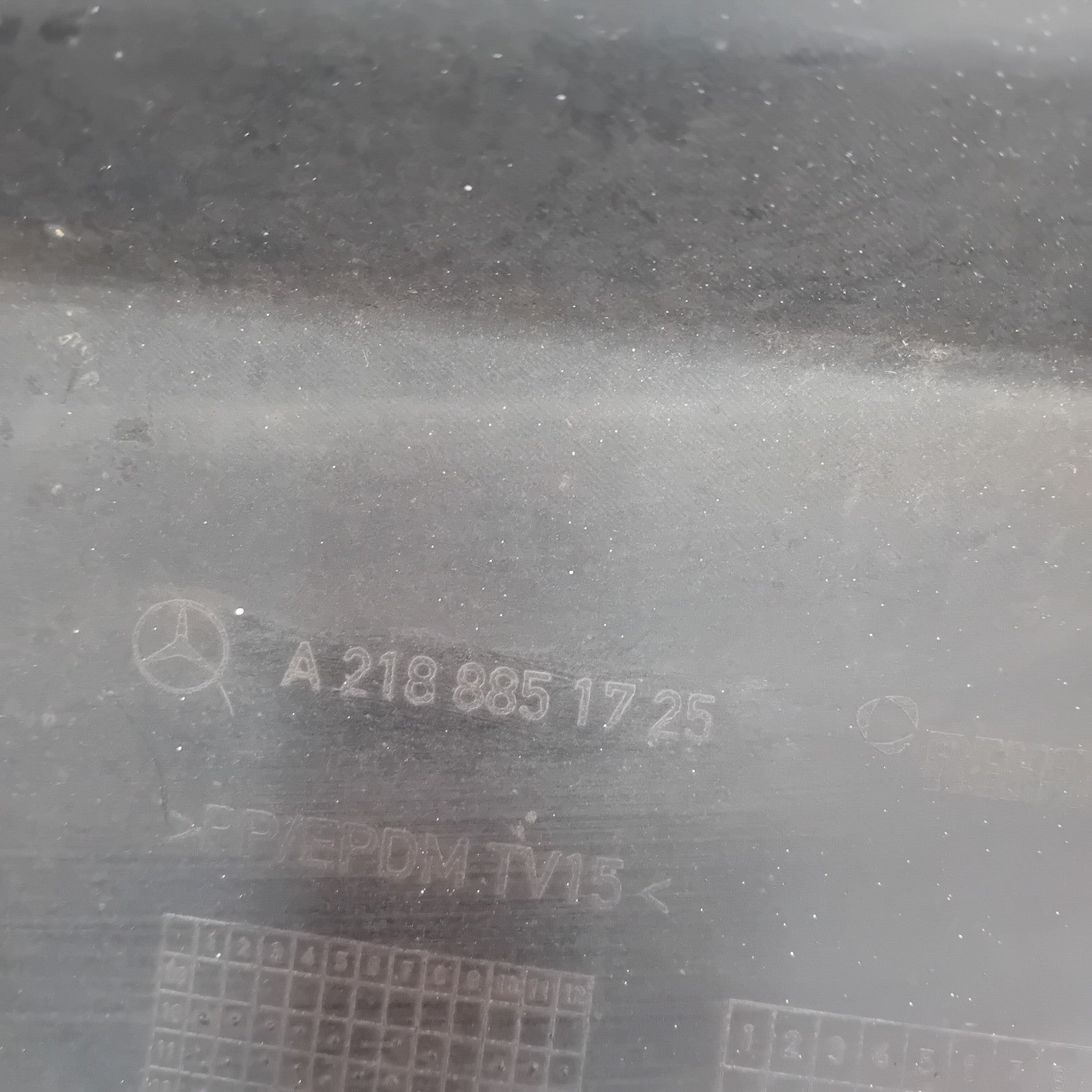 MERCEDES CLS COUPE W218 REAR BUMPER SPORT BLACK 2014 A2188851725 COMPLETE FMX137